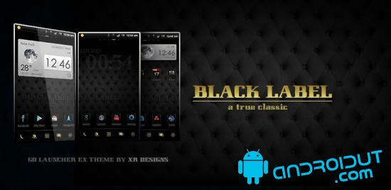 Black Label Go Launcher Theme