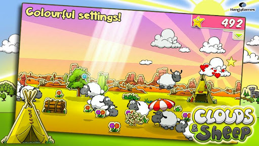 Clouds & Sheep Premium - веселые овечки