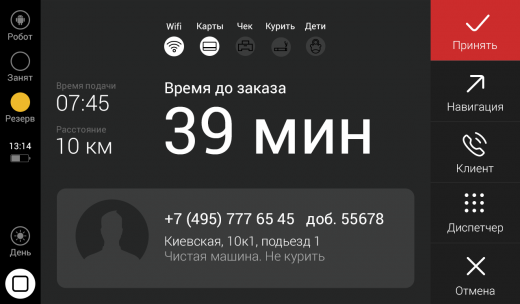 Таксометр. Яндекс