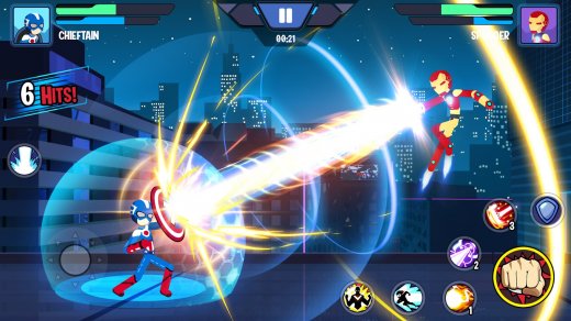 Stickman Superhero - Super Stick Heroes Fight